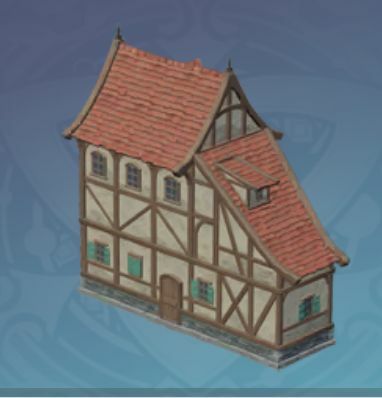 強風に耐えるモンド古家の画像