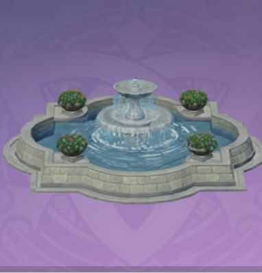 花鳥の噴水の画像