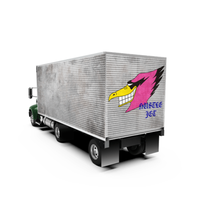 真紫のトラック