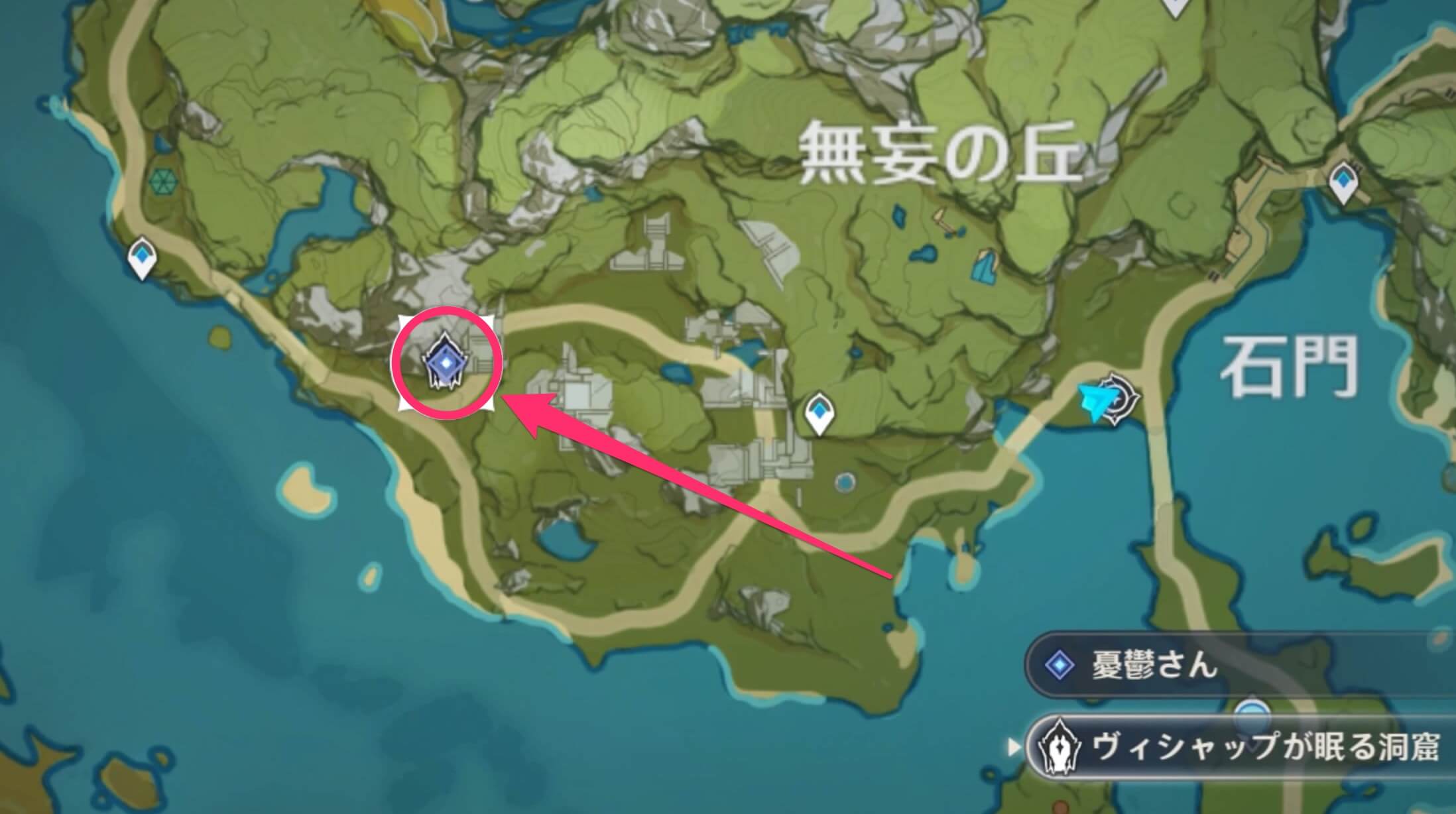 ヴィシャップが眠る洞窟