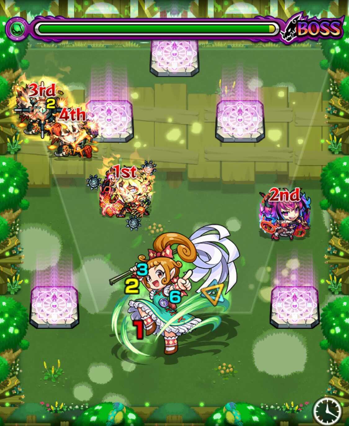 ブラウニー 超絶 ボス1 ドクロ処理後