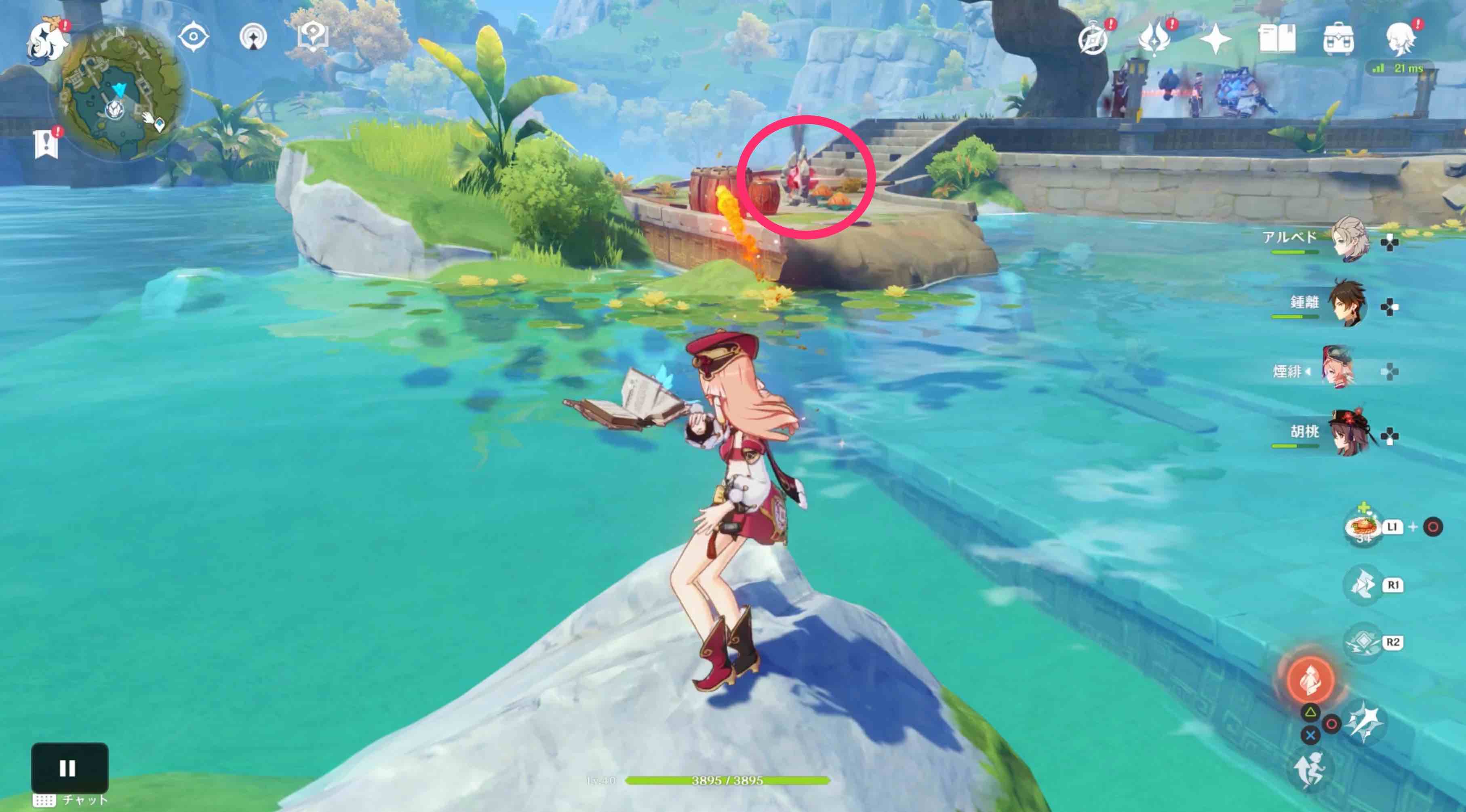 変異の石は道の端