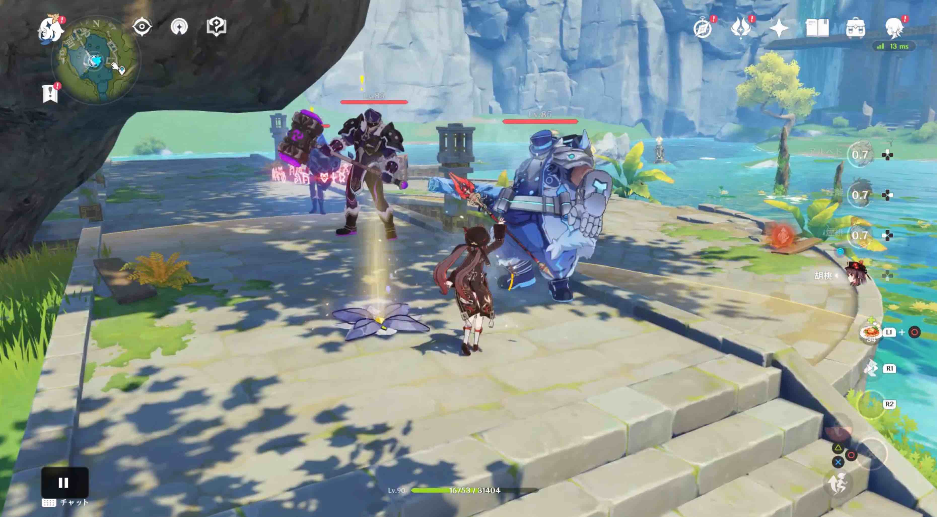 ファデュイ執行官3体を倒す