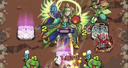 リンゴに向かって矢が放たれる