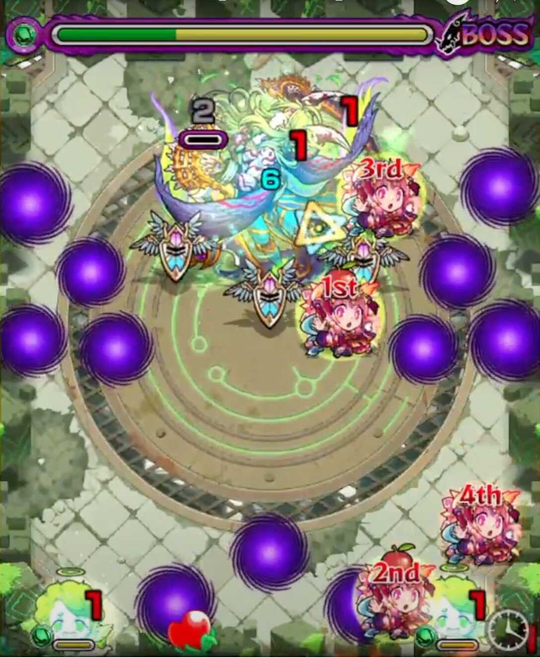 真ベリアル ボス2 クロスドクロ処理後