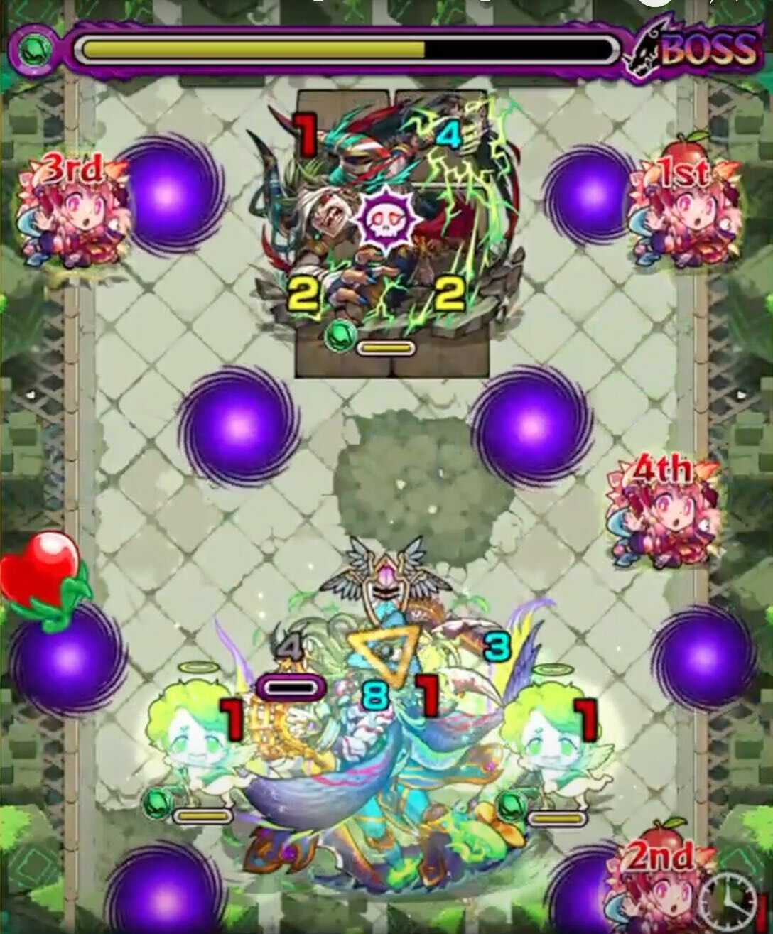 真ベリアル ボス3 クロスドクロ処理後