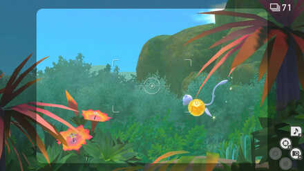 滝のエリアに入ったところでイルミナオーブを当てる