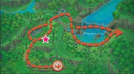 アゲハントの星4の撮影位置