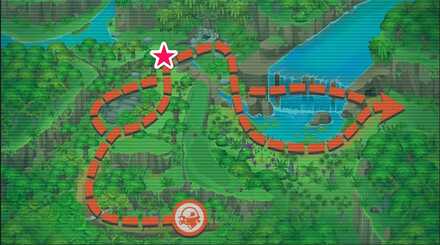 ジャングルの働き者の詳細位置