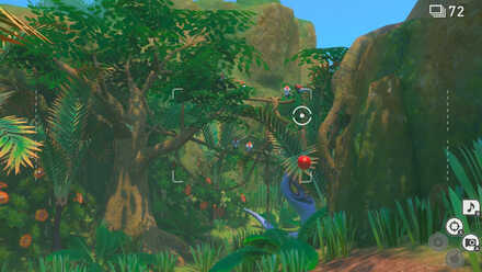 アーボックをリンゴで攻撃する