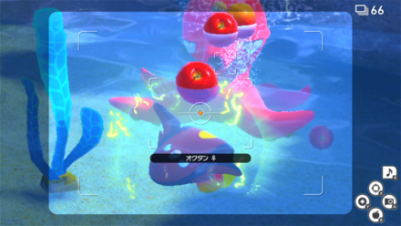 海上にふわりんごを落としてマッギョに当てる