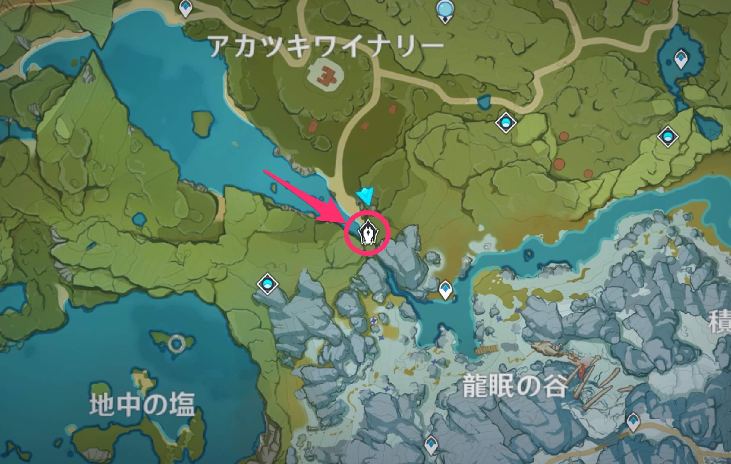 秘境「暗影が蠢く地」