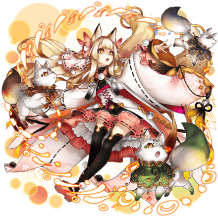 オセロニアの［三狐の妖術］クイナの画像