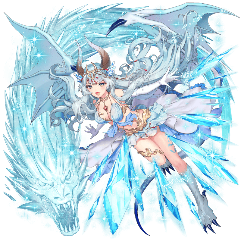 オセロニアの［氷竜麗女］フロワ・イエロの画像