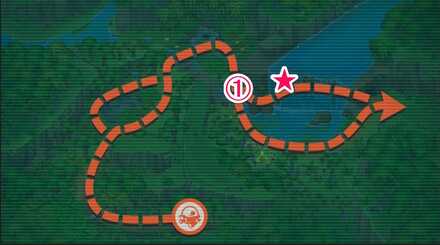 今夜のゴハンの撮影場所の詳細位置