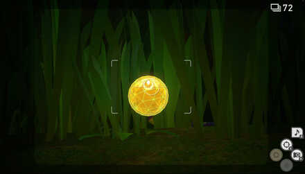 右にいるレパルダスにイルミナオーブを当てる