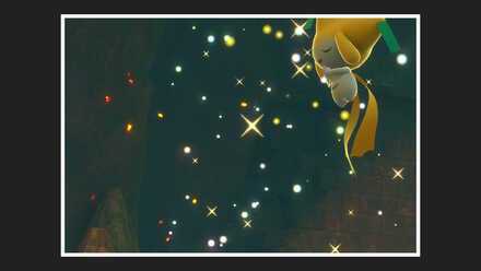 ⑥ジラーチが踊りだし、踊り終わった後に一瞬祈るポーズをする