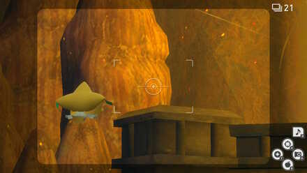 光の道にジラーチが現れるので、音楽を鳴らす