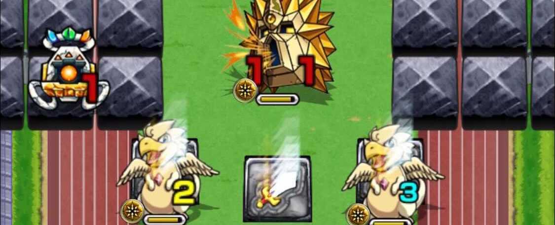 剣パネルを踏んでから攻撃