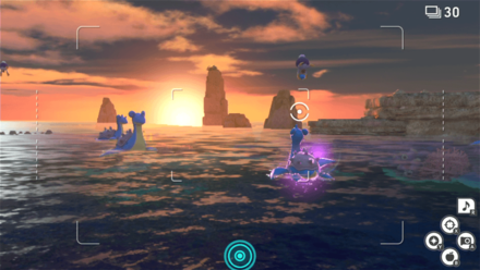 子どもラプラスにイルミナオーブを当てる