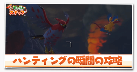 ハンティングの瞬間