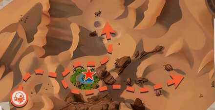 エレザードの詳細位置