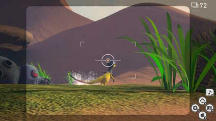 水上を走るエレザードを撮影