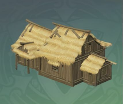 干し草の家屋の画像