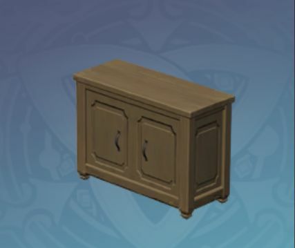 しっかりとした樺の化粧台の画像