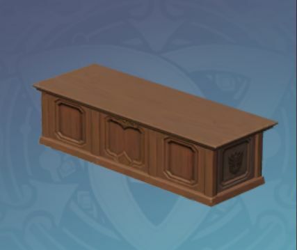 騎士団の書斎机の画像