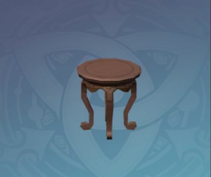 松の円椅子の画像