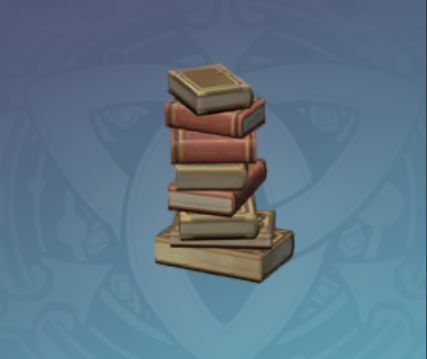 きちんと置かれた本の画像