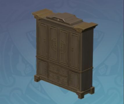 却砂の衣装棚の画像