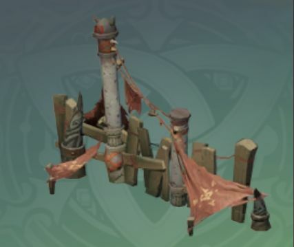 ヒルチャールのトーテムの柵の画像