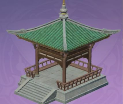 古宅の涼亭「星空を見上げて」の画像