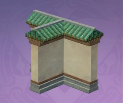 古宅の庭壁「整理整頓」の画像