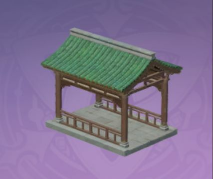 古宅の廊下「森林漫歩」の画像