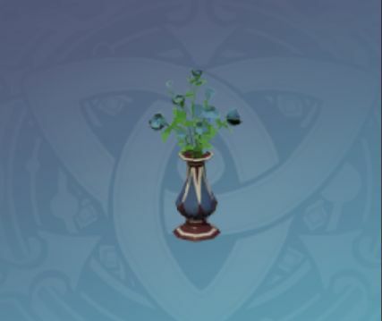 花瓶「水色の落書き」の画像