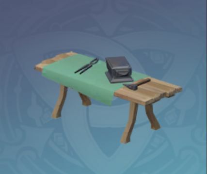 硬い杉のテーブルの画像