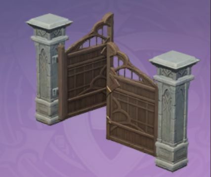 樺の庭園正門の画像