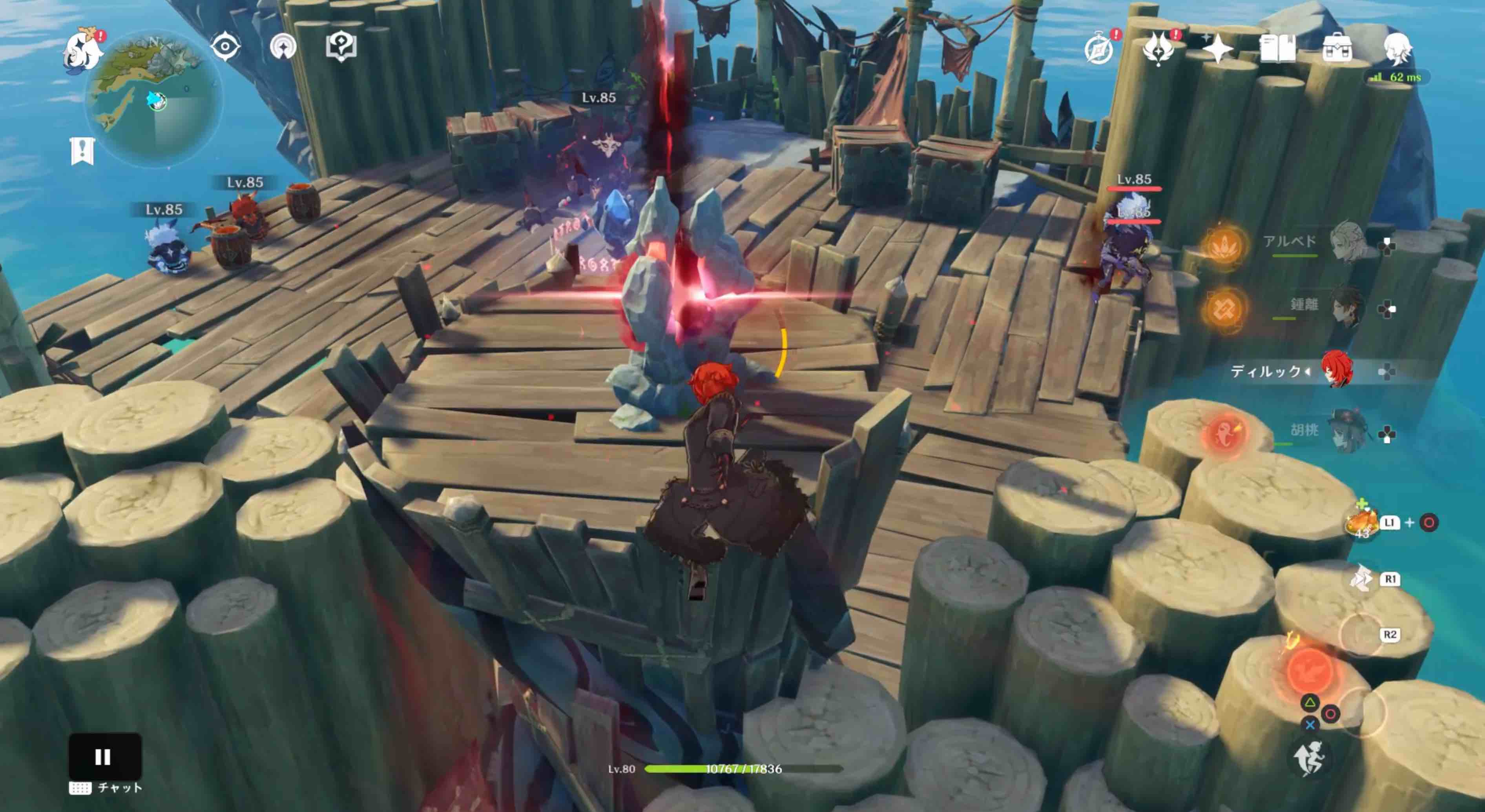 変異の石は建造物の上