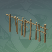 力流しの松の柵の画像