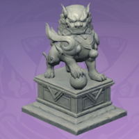 石獅子像-「天禄」の画像