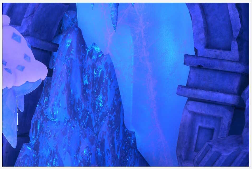 雪原の古代遺跡