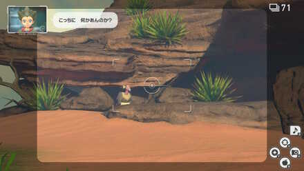 バルジーナにふわりんごを投げる