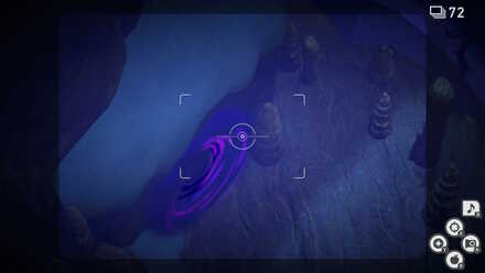 ゲンガーを紫の渦から出現させる