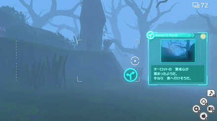 ルート分岐を右に行く