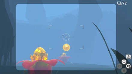 奥側にあるクリスタルフラワーを起動