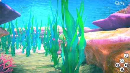 ふわりんごを当ててユレイドルを気づかせる