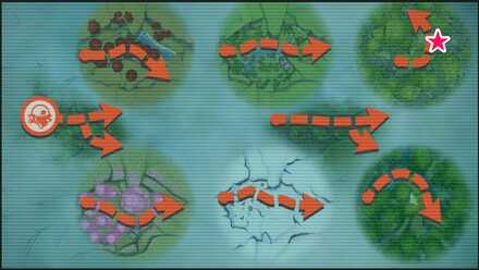 不思議な川渡りの市撮影場所の詳細位置